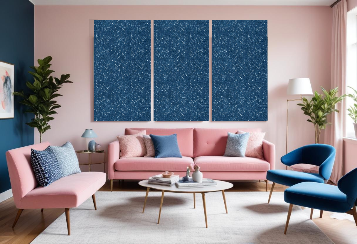 Timber Acoustics Textured Printed Art Panels For Wall