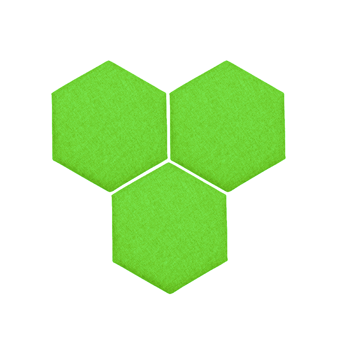 Timber Acoustics HEXAGON PET Panels
