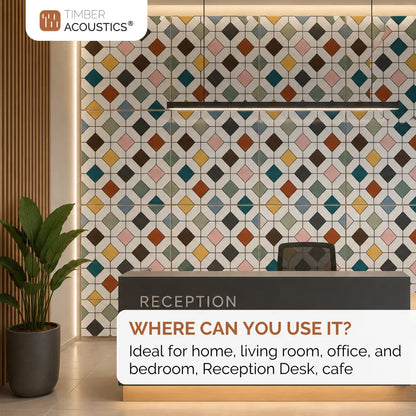 AcousTiles, 1' x 1' Acoustic Wall Tiles (Set of 8 )