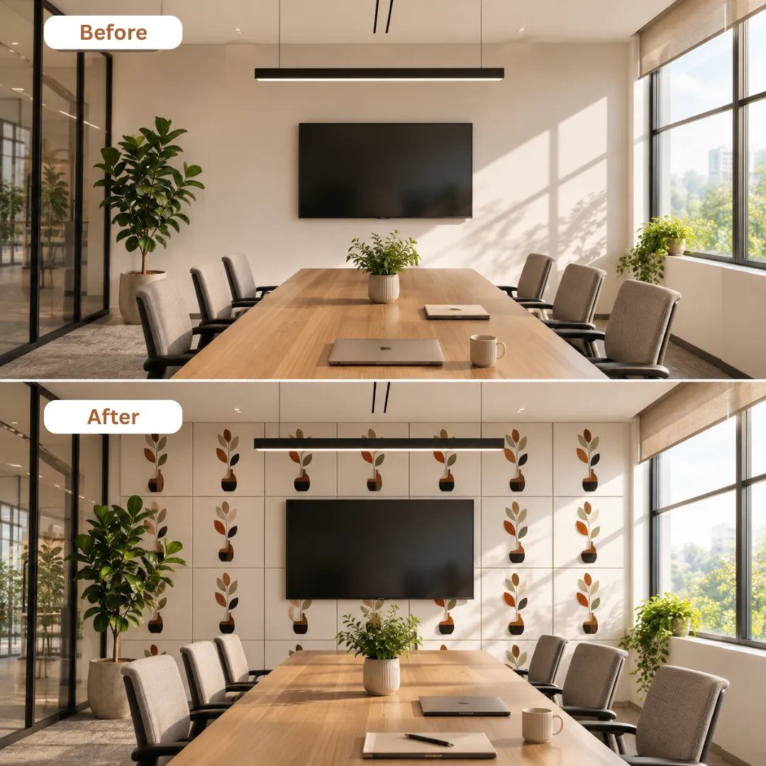 AcousTiles, 1' x 1' Acoustic Wall Tiles (Set of 8 )