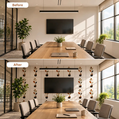 AcousTiles, 1' x 1' Acoustic Wall Tiles (Set of 8 )