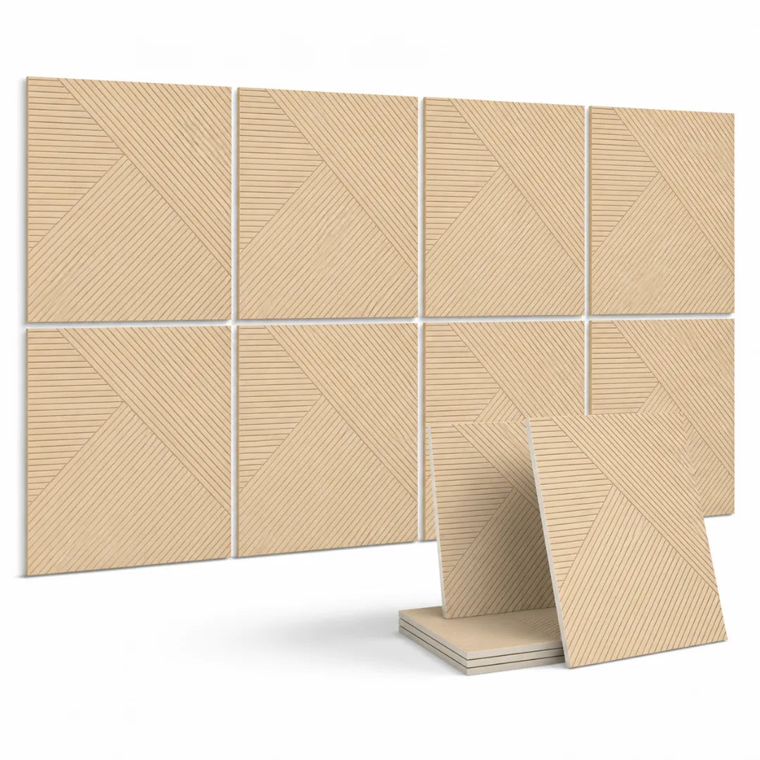 AcousTiles, 1' x 1' Acoustic Wall Tiles (Set of 8 )