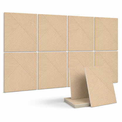 AcousTiles, 1' x 1' Acoustic Wall Tiles (Set of 8 )