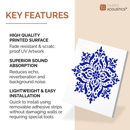 AcousTiles, 1' x 1' Acoustic Wall Tiles (Set of 8 )