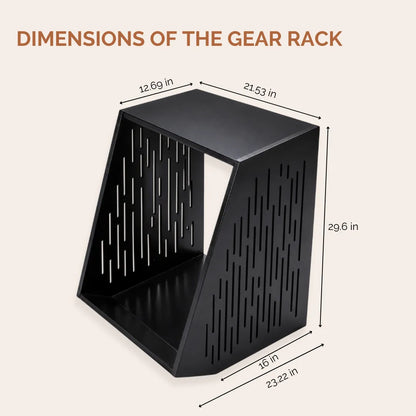 Premium MDF Audio Gear Rack