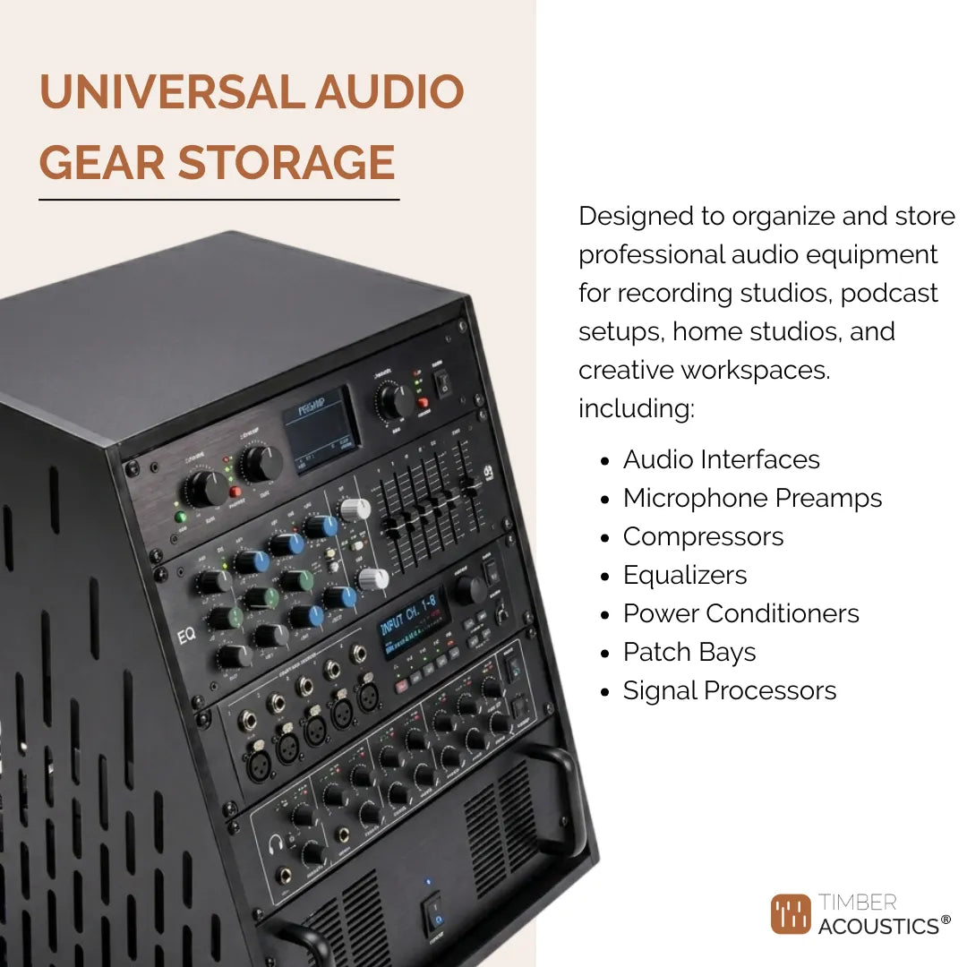 Premium MDF Audio Gear Rack