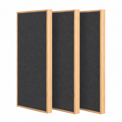 Wooden Frame Soundproofing Acoustic Panels [SET OF 3]