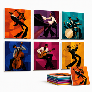 Noise Absorber Acoustic Art Wall Panels for  for Music Studio, 48”x32”