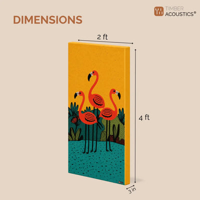 Printed Rockwool Acoustic Wall Panels