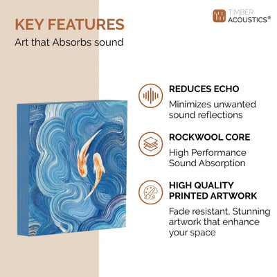 Printed Rockwool Acoustic Wall Panels