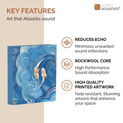 Printed Rockwool Acoustic Wall Panels