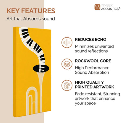 Printed Rockwool Acoustic Wall Panels