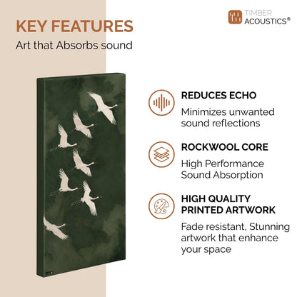 Printed Rockwool Acoustic Wall Panels