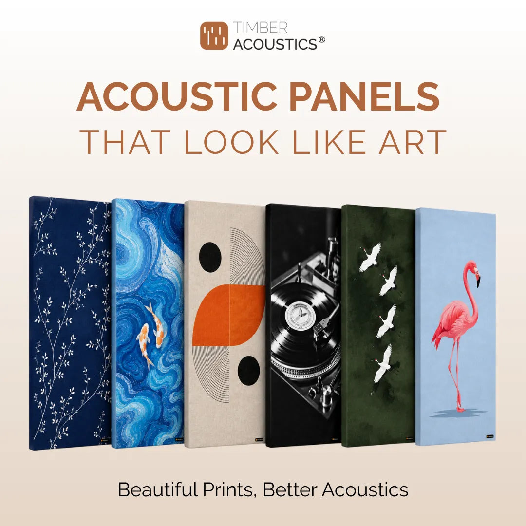 Printed Rockwool Acoustic Wall Panels