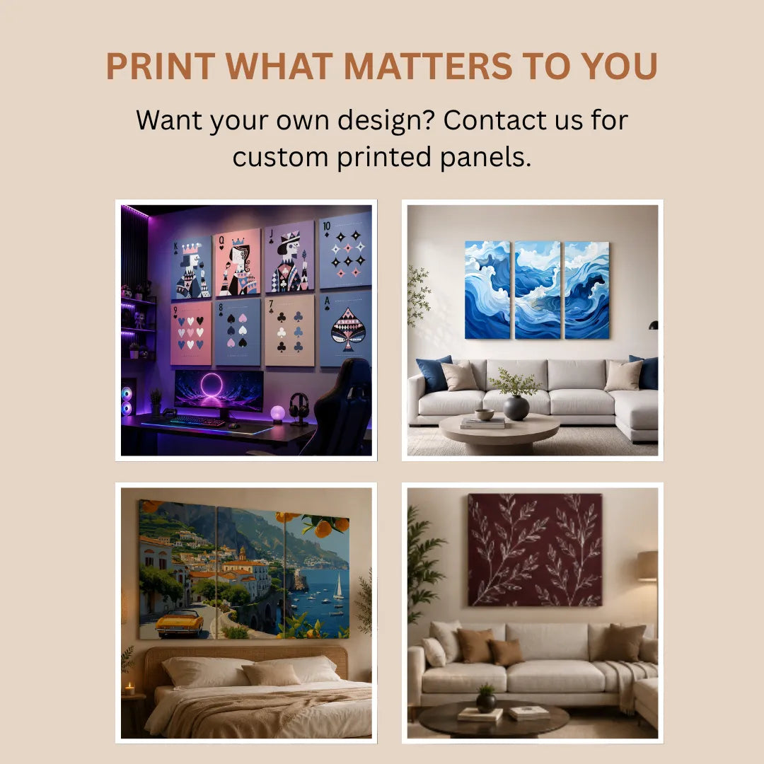Printed Rockwool Acoustic Wall Panels