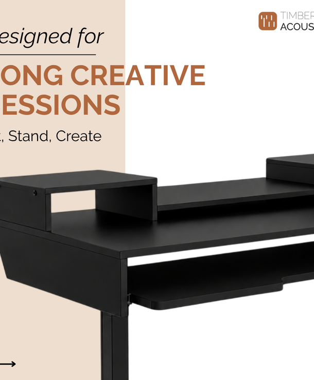 StudioPad Riser- Height Adjustable Music Production Desk