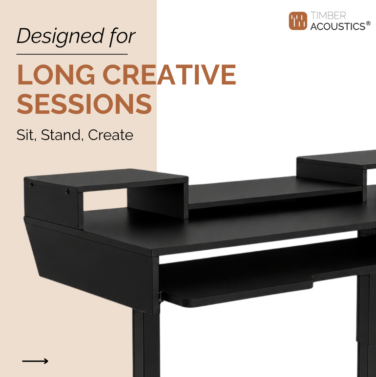 StudioPad Riser- Height Adjustable Music Production Desk