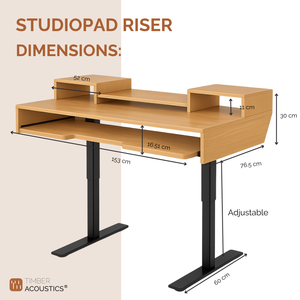 StudioPad Riser- Height Adjustable