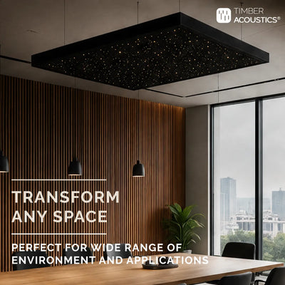 Starlit Acoustic Panel | Fiber Optic Starry Sound Absorbing Wall & Ceiling Panel