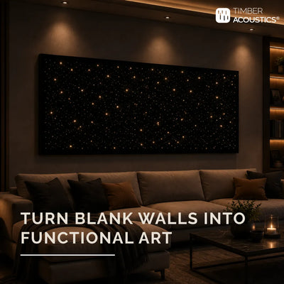 Starlit Acoustic Panel | Fiber Optic Starry Sound Absorbing Wall & Ceiling Panel