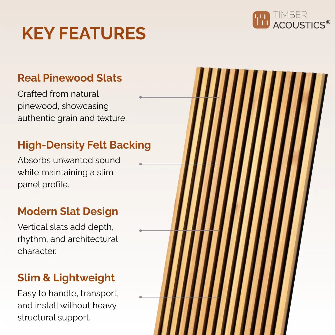 Pinewood TimberSlat™ Panels