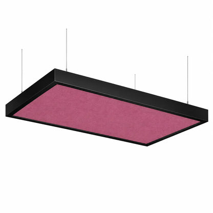 Wooden Frame Ceiling Absorption Panels [Set of 2]