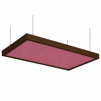 Wooden Frame Ceiling Absorption Panels [Set of 2]