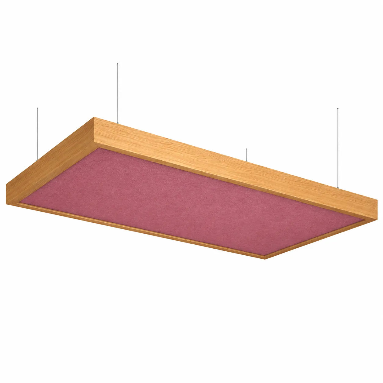 Wooden Frame Ceiling Absorption Panels [Set of 2]